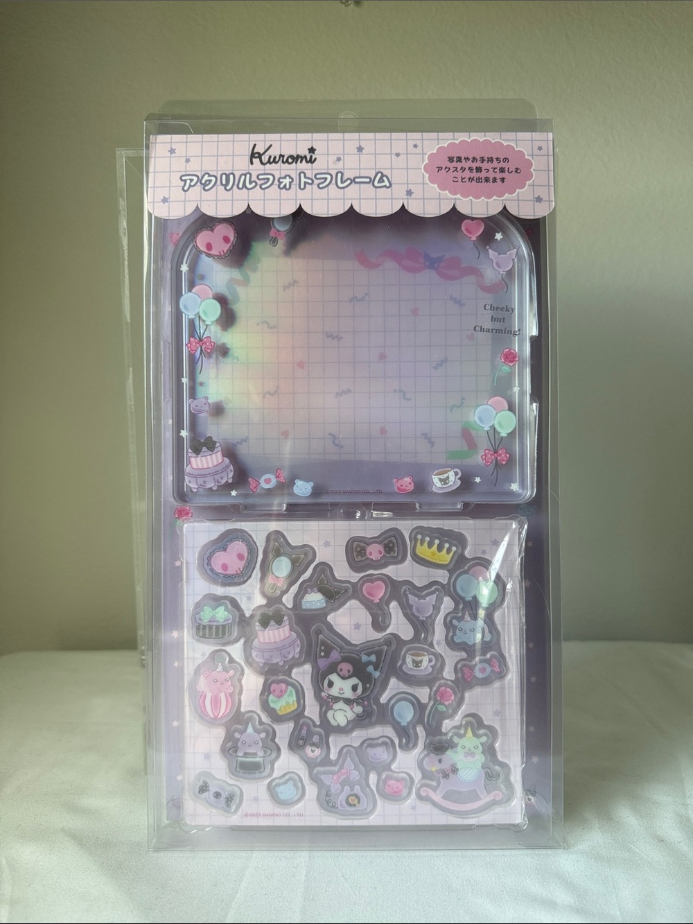 Sanrio Kuromi Acrylic Shaker Photo Frame